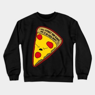 Metal Rage Pizza Crewneck Sweatshirt